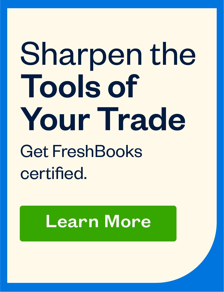 FreshBooks Accounting Partner Program ad